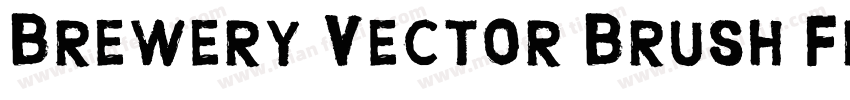 Brewery Vector Brush Free字体转换